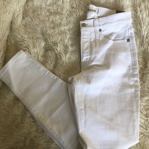 Madewell white denim